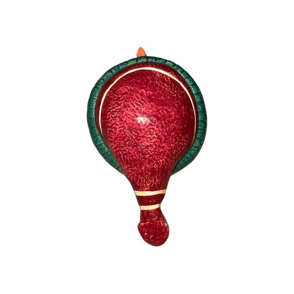 Debbie Mumm Sakura Vintage 90's Hand Painted Snowman Angel Christmas Cookie Jar - Picture 6 of 9